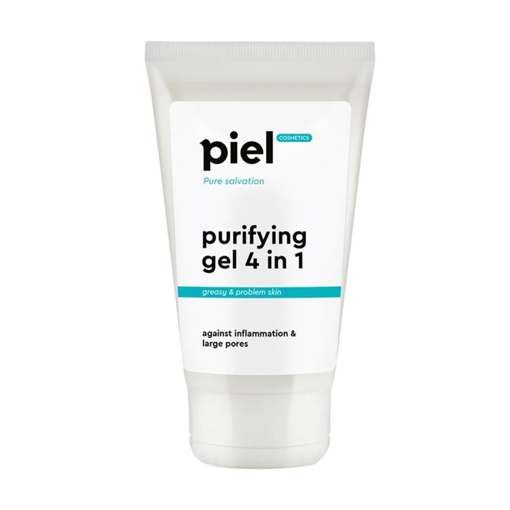 Очищувальний гель для вмивання Piel Cosmetics Purifying Gel 4 in 1 для жирної та проблемної шкіри, 150 мл